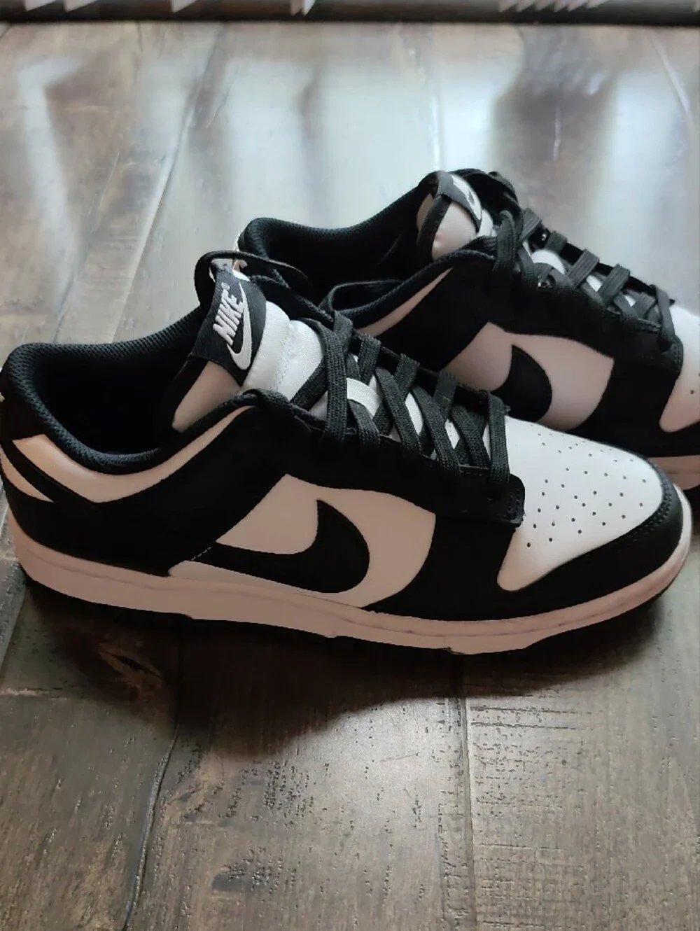 Nike Black and White Low-Top Sneakers